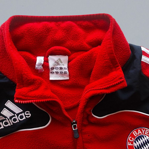 Vintage Bayern Munich x Adidas fleece sweatshirt 2008/09, size XL