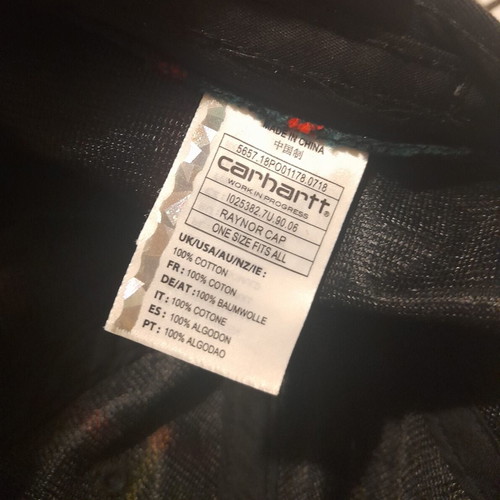 Carhartt Wip hat new, 100% cotton, multicolor