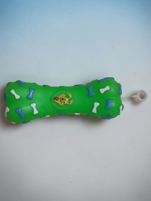 Dog bone toy new with squeaker made of latex