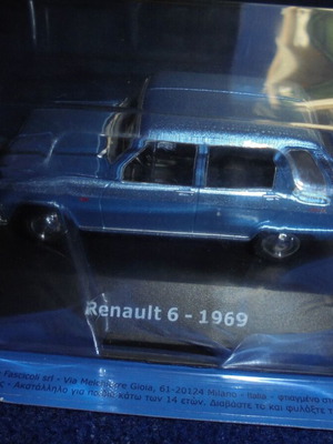 Μινιατούρα αυτοκίνητο Renault 6 1969 1:43 μπλε καινούργιο