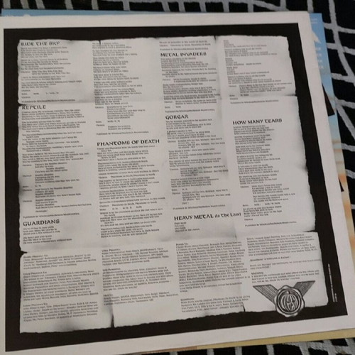 Helloween Walls Of Jericho vinyl record used, metal