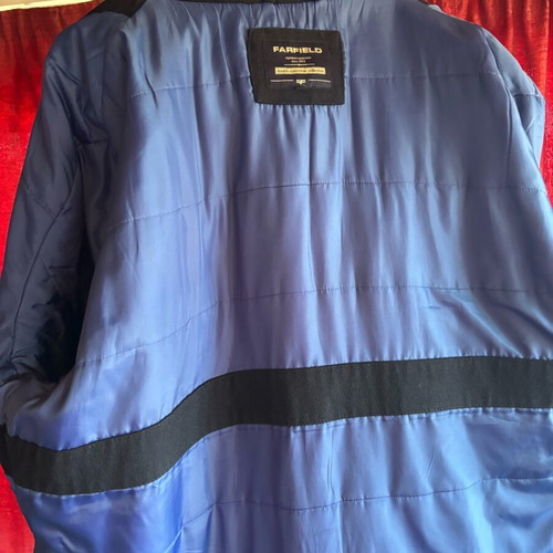Farfield Montgomery men's coat used, size 56, dark blue