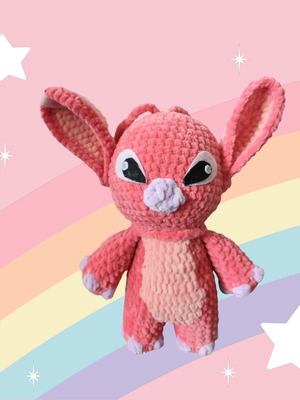 Angel and Stitch new plush toy 27 cm