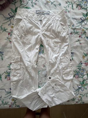 Vintage pants size S 36 8 white like new