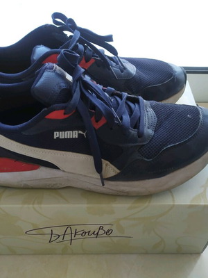 Puma men's athletic shoes used, size 46
