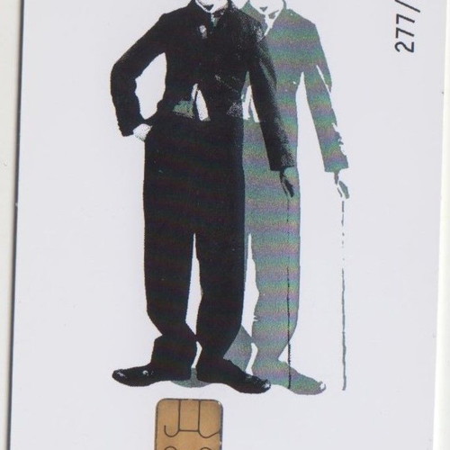 Parthenon commemorative card - Charlie Chaplin like new, 500 copies