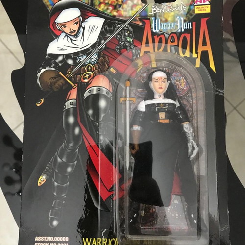 Warrior Nun Areala figure used from Ben Dunn and Antarctic Press