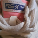 Puma RS-X Soft дамски chunky маратонки като нови, бели с розови детайли