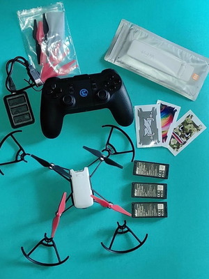 DJI Tello Boost Combo like new with 3 batteries and GameSir T1d controller