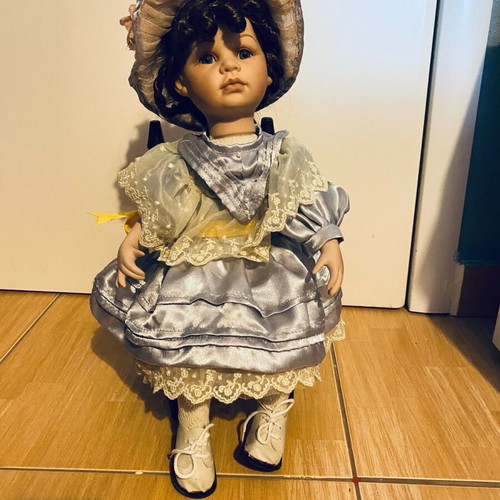 Vintage porcelain doll