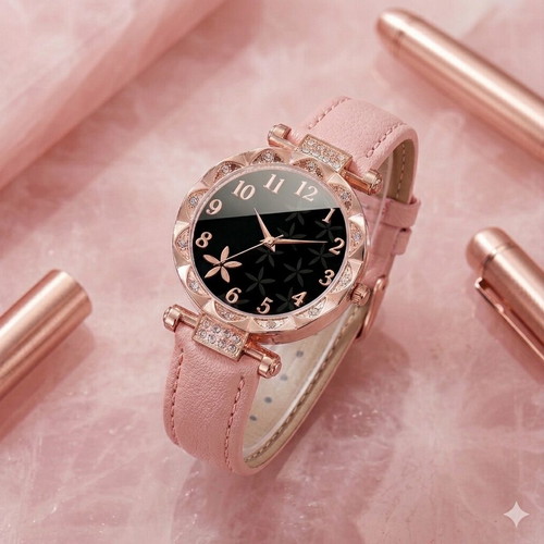 Women's watch new, pink