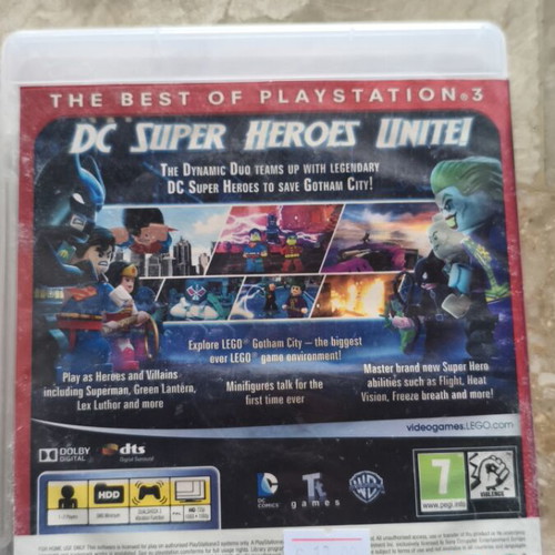 Batman 2 DC Super Heroes PS3 used with cover wear