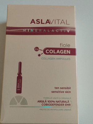 Aslavital Mineralactiv Collagen Ampoules new, sensitive skin care