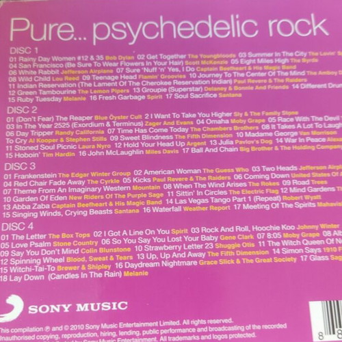 Pure Psychedelic Rock 4CD