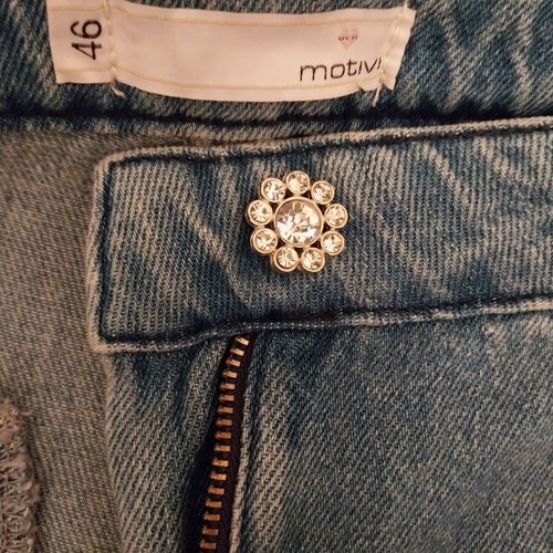Women's denim pants new, size 46, soft fabric