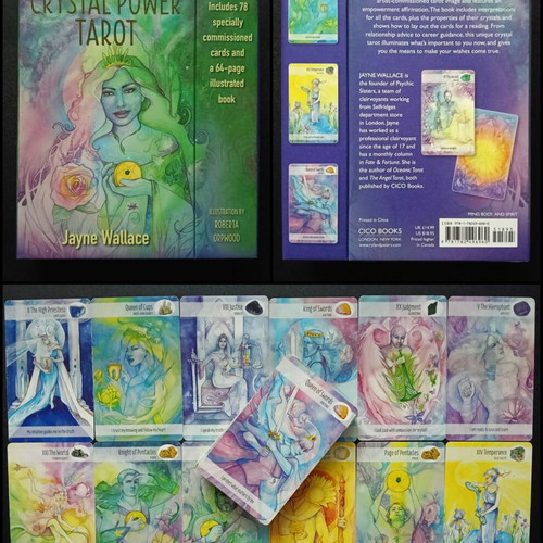 Crystal Power Tarot deck by Jayne Wallace like new