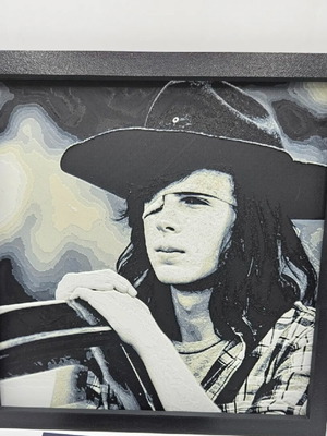 The Walking Dead Carl Grimes plastic canvas new