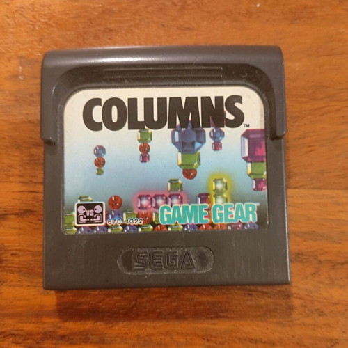 Sega Game Gear Columns used