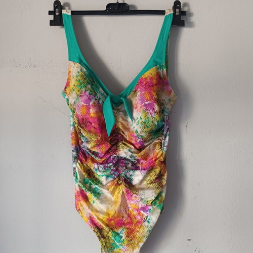 One-piece swimsuit, cup B, size L-XL, multicolor