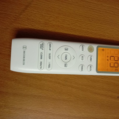 Morris AC remote control like new, good working condition