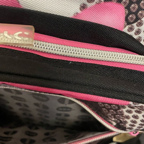 LYC SAC school bag used for girls with 2 large compartments