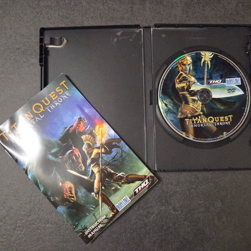 Titan Quest & Titan Quest Immortal Throne package used, PC game