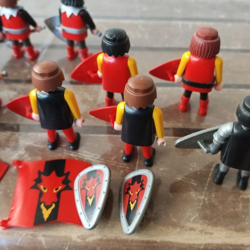 Playmobil ιππότες δράκου πακέτο 605 μεταχειρισμένο