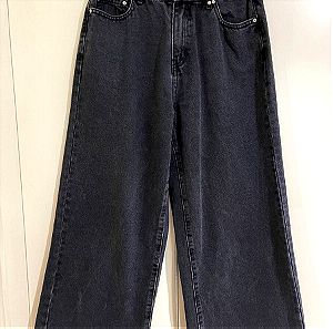 Black Wide Jeans S