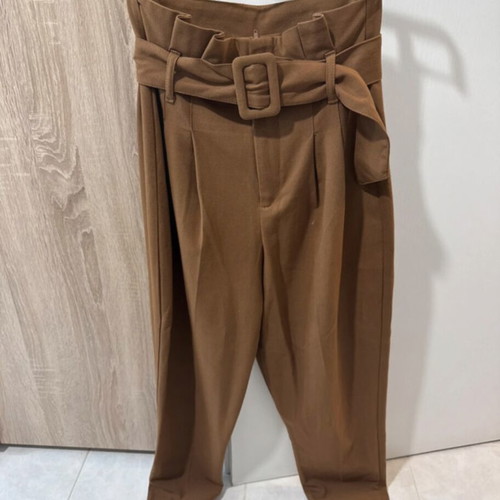 Bershka Brown Office Trousers like new, size S 36 8