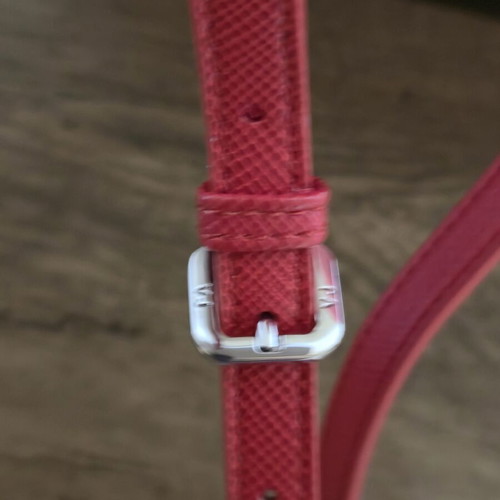 Versace Jeans crossbody bag used, coral color