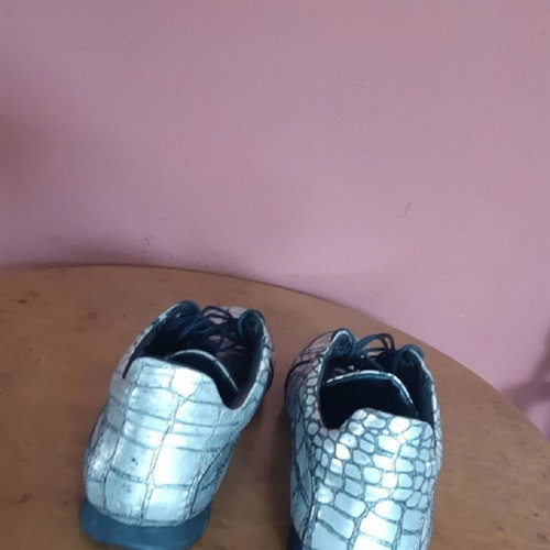 Emporio Armani silver scarponi shoes like new, size 45