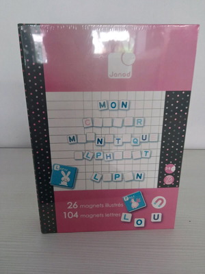 Janod Magnetic Book Latin Alphabet New