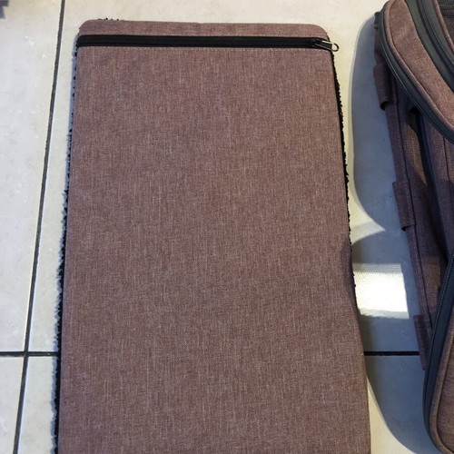 Pet Carrier Bag new, dusty rose, adjustable height, 60x39x43cm, up to 12kg