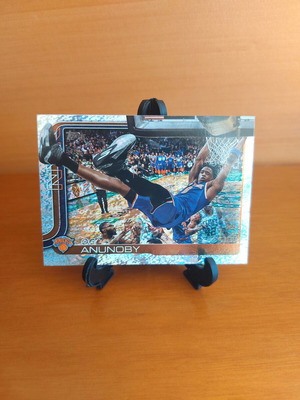 2024-25 NBA Topps Flagship OG Anunoby New York Knicks X-Fractor Parallel κάρτα καινούργια