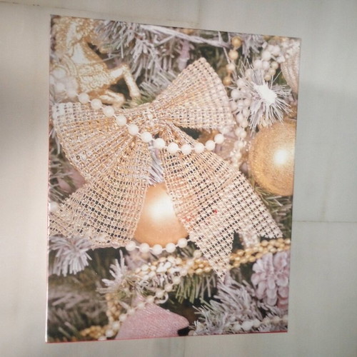 Christmas box new made of pressed paper