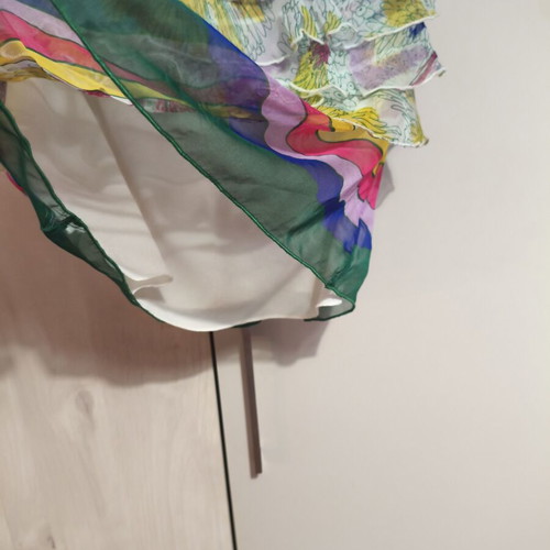 Deby Debo NoM strapless dress with multicolor tulle, like new