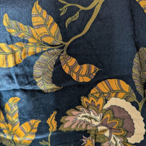 Project Soma midi skirt size large like new, blue and yellow