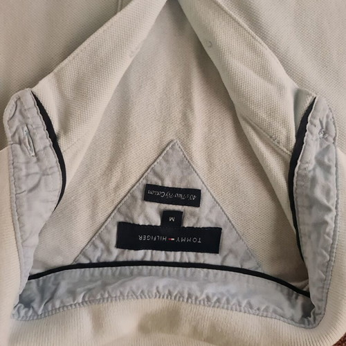 Ανδρική μπλούζα Tommy Hilfiger μέγεθος M σαν καινούργια, γκρι και τιρκουάζ