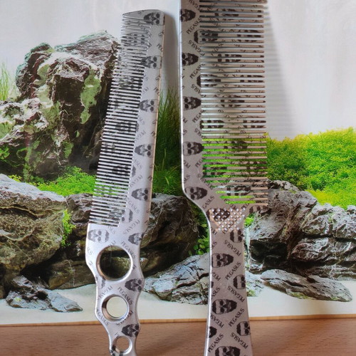 Barber Pegasus Hard Rubber Skulleto professional combs new