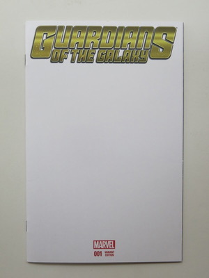 Guardians of the Galaxy #001 Blank Sketch Cover like new, Marvel variant