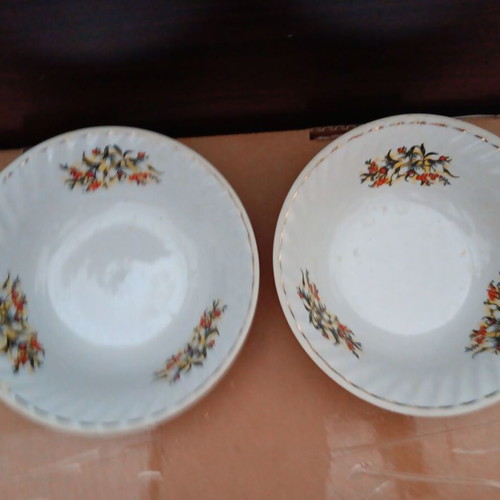 Set of 2 Small Deep Bowls used