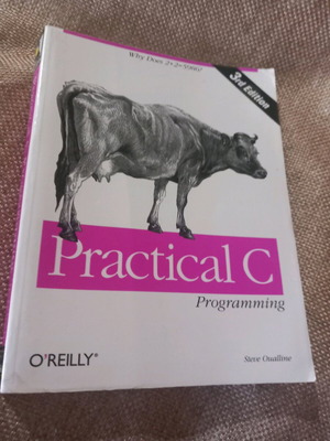 Practical C book used, English language
