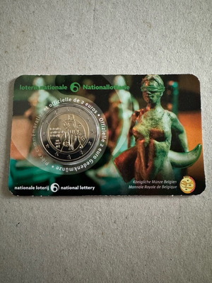 2 Ευρώ Βέλγιο 2025 coincard καινούργιο με θέμα εθνική λοταρία