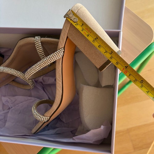 Madden Girl Tilly-R Nude Sandals like new with strass, size 36