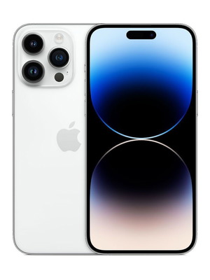 iPhone 14 Pro Max 256GB with 100% battery health, white, Apple iOS