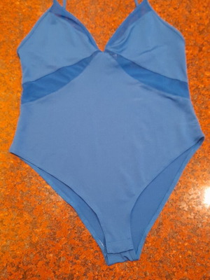 Zara blue bodysuit like new, size L