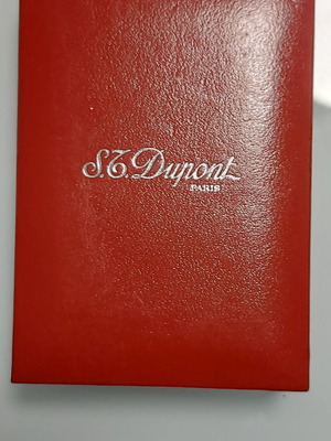 Dupont cufflinks used with box