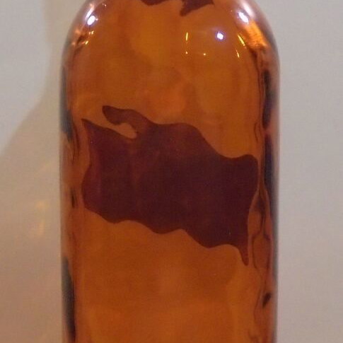 Johnnie Walker Red Label old promotional bottle used, sealed, empty
