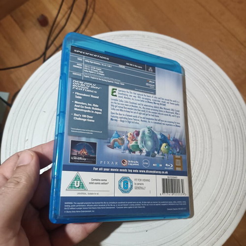 Monsters, Inc. Blu-ray used, UK release, animated comedy