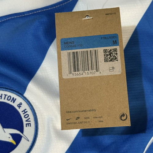 Brighton Home Jersey Kostoulas 2025/26 official replica, new, size M